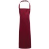 Zástěra Premier Workwear Dětská zástěra dlouhá PR149 Burgundy Pantone 216 43x53cm