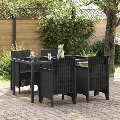 OMAXI 583147 Zahradní křeslo 4 ks Antracit 53 x 49 x 85 cm PP – Hledejceny.cz