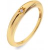 Prsteny Hot Diamonds Jemný pozlacený prsten s diamantem Jac Jossa Soul DR227