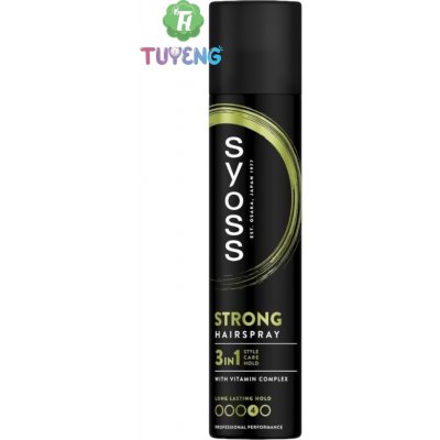Syoss Lak na vlasy Strong Hold 3 v 1 300 ml – Hledejceny.cz