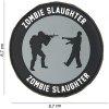 Nášivka 101 Inc. Company Nášivka na suchý zip Zombie Slaughter (plast 3D) - černá