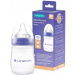 Lansinoh skleněná kojenecká láhev s NaturalWave TM savičkou savička S 160ml – Zboží Dáma