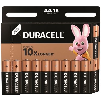 Duracell Basic AA 18 ks 81483682 – Zboží Mobilmania