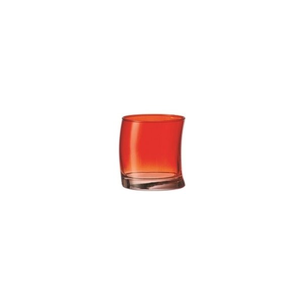 Sklenička Leonardo sklenice Swing červená malá sada 6ks 250 ml