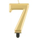 Albi Svíčka dortová zlatá číslo 7 – Hledejceny.cz