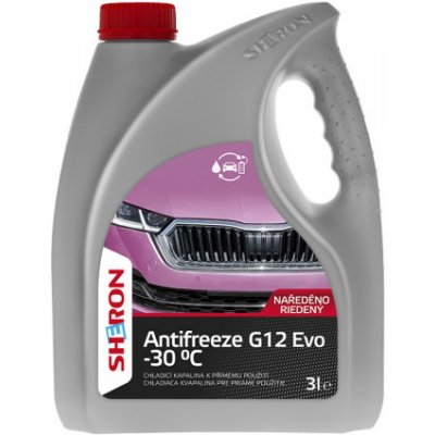 Sheron Antifreeze G12 Evo -30°C 3 l – Zbozi.Blesk.cz