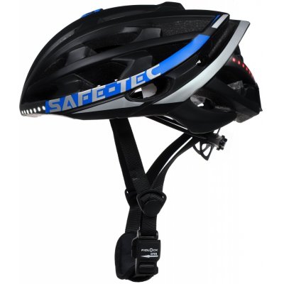 Chytrá bluetooth helma Safe-Tec TYR 2 Black-Blue M (55cm - 58cm)