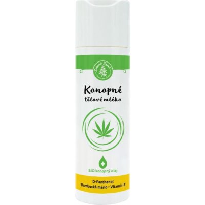 Zelená Země Konopné tělové mléko 200 ml – Zboží Dáma
