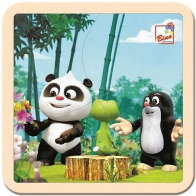 Bino Puzzle Krtek a Panda v lese – Zboží Mobilmania