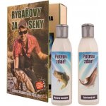 Bohemia Gifts & Cosmetics Kniha pro rybáře sprchový gel pro muže 200 ml + šampon na vlasy 200 ml dárková sada – Zboží Mobilmania