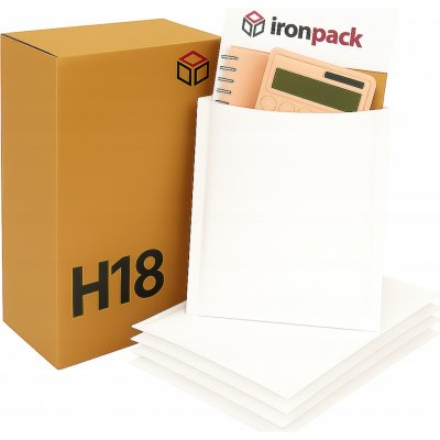 Bublinková obálka Ironpack H18 bílá, 100 ks – Zboží Živě