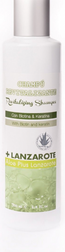 Aloe Plus Lanzarote Revitalizační Shampoo s biotinem a keratinem aloe vera 200 ml