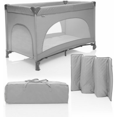 Zopa Cestovní postýlka Lely Silver Grey – Zboží Dáma