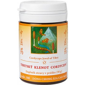 TCM Herbs Tibetský klenot Cordyceps 30 g práškového extraktu