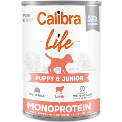 Calibra Life Puppy & Junior Lamb & Rice 12 x 400 g