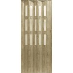 Hopa Shrnovací dveřeí Matrix sklo borovice rustik 87 x 200 cm – Zboží Mobilmania