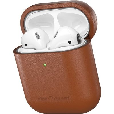 AlzaGuard Genuine Leather Case pro AirPods 1. a 2. generace AGD-ACL6C – Zbozi.Blesk.cz