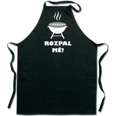 Povidlo.cz Zástěra Rozpal mě Černá – Hledejceny.cz