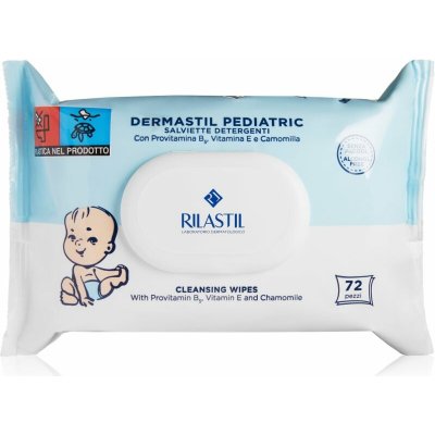 Rilastil Dermastil Pediatric jemné čisticí ubrousky pro děti 72 ks – Hledejceny.cz