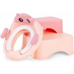 Ecotoys WC sedátko se schůdky růžové – Sleviste.cz