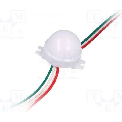 WORLDSEMI HC-F12V-F30-3L-WS2811 MILKY WHITE LED; RGB; IP68; Poč.diod: 3; 5050,PLCC6; 30x23mm; Kontrolér: WS2811 – Zboží Živě