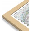 Nástěnné mapy National Geographic Itálie - nástěnná mapa Classic 60 x 85 cm Varianta: mapa v dřevěném rámu, Provedení: Pegi přírodní