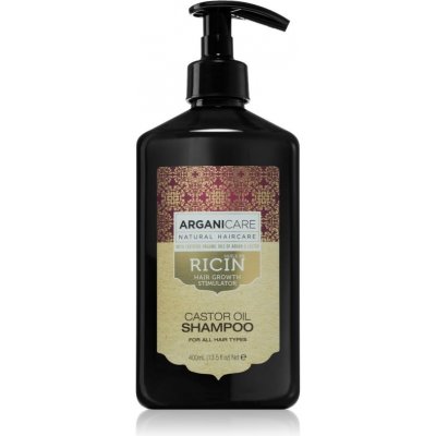 Arganicare Ricin Hair Grow Stimulator stimulující šampon 400 ml – Hledejceny.cz