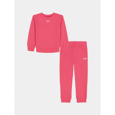 Under Armour dívčí set Ua Rival Crewneck Set růžová – Zboží Dáma