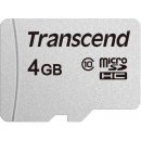 paměťová karta Transcend microSDHC 4 GB TS4GUSD300S