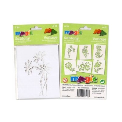 Papírové šablony sada S Květiny II. – Sleviste.cz