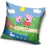 Carbotex polštář Prasátko Pepina u potůčku 40x40 – Zboží Dáma