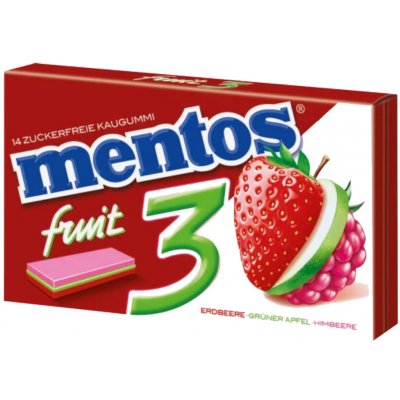 Mentos 3 Fruit Gum 33 g – Zbozi.Blesk.cz