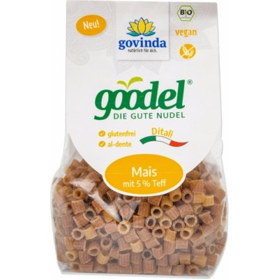 Govinda Bio Goodel Ditali kukuřice a teff 250 g – Zboží Dáma