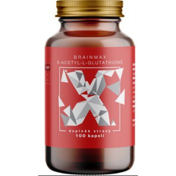 BrainMax S-Acetyl-L-Glutathione SAG 100 mg 100 rostlinných kapslí