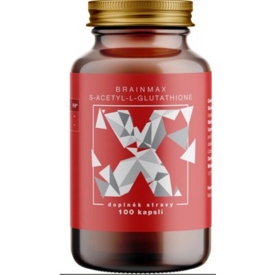 Brainmax S-Acetyl-L-Glutathione 100 mg 100 tobolek – Hledejceny.cz