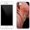 Pouzdro a kryt na mobilní telefon Apple mmCase Gelové iPhone SE 2020 - plameňák 3