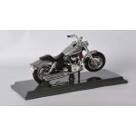 Harley Davidson Maisto 2009 FXDFSE Cvo Fat Bob stříbrná 1:18 – Sleviste.cz