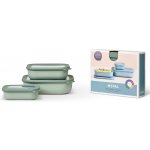 Mepal Set misek Cirqula Rectangular Nordic Sage 500 +1000 +2 l – Zbozi.Blesk.cz