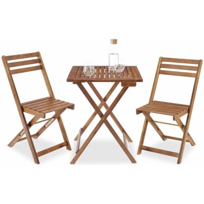 tectake 406565 bistro set hnědá – Hledejceny.cz