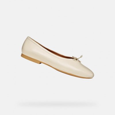 Geox dámské baleríny New Palmaria G012916 smetanová – Sleviste.cz