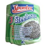 Spontex 3 Steelmax pletená ocelová drátěnka 12 g 3 ks – Zbozi.Blesk.cz