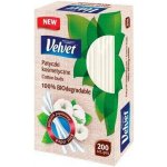 Velvet vatové tyčinky v papírové krabičce 200 ks – Zboží Dáma