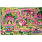 Vesna Dětský hrací koberec SILNICE růžová – Zboží Mobilmania