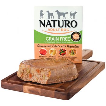 Naturo Grain Free Salmon & Potato with Vegetables 400 g