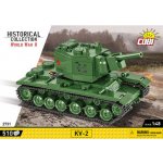 COBI 2731 World War II Ruský těžký tank Kliment Voroshilov KV-2 1:48 – Zboží Dáma