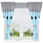 Fliying Hotova záclona s panelem Josefína modrá 320 x 160 cm – Hledejceny.cz