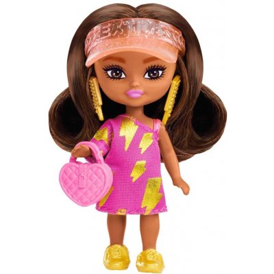 Mattel Barbie® Extra Mini minis! Hispánka v růžovém HPH20