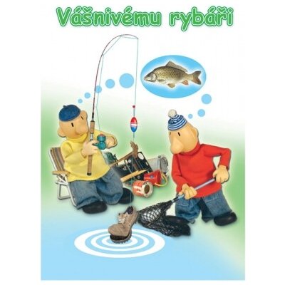 NG 95120 Blahopřání PAM VÁŠNIVÉMU RYBÁŘI otevírací, A5 2x165x230 – Zboží Dáma