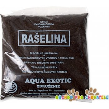 Aqua Exotic rašelina vláknitá náplň 150 g