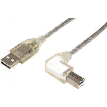 Goobay 93575USB 2.0 USB A vidlice, USB B vidlice, 0,5m, průhledný